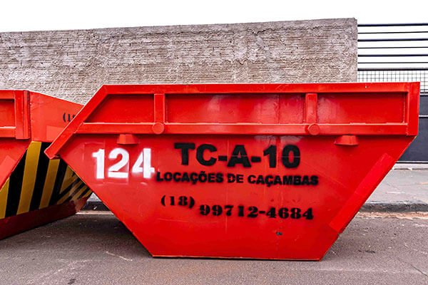caçamba para entulho